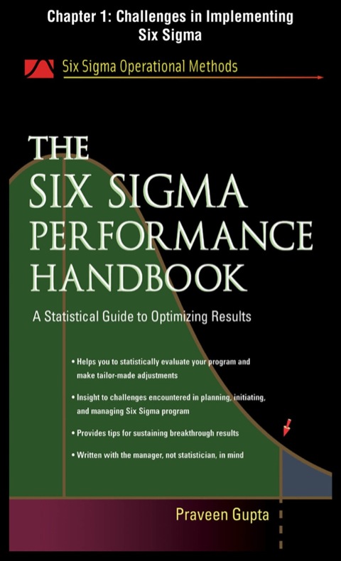 Book The Six Sigma Performance Handbook, Chapter 1 - Challenges in Implementing Six Sigma free