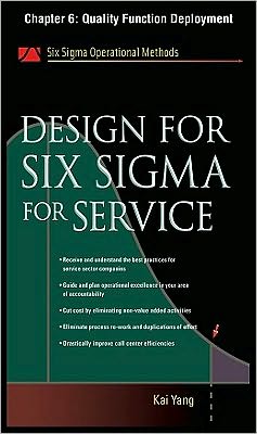 Book Design for Six Sigma for Service, Chapter 6 - Quality Function Deployment free