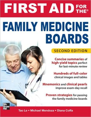 Book First Aid for the Family Medicine Boards, Second Edition (First Aid Specialty Boards) free