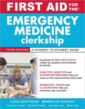 Book First Aid for the Emergency Medicine Clerkship, Third Edition (First Aid Series) free