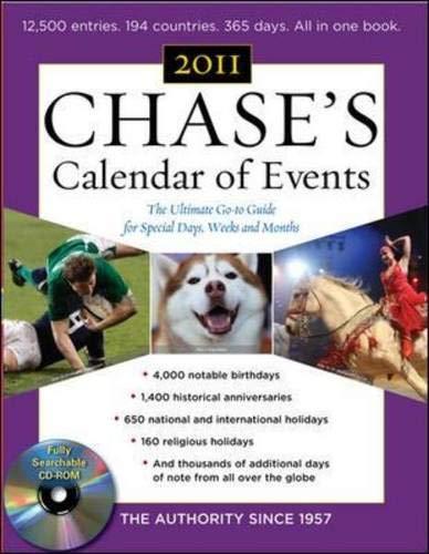 Book Chase's Calendar of Events, 2011 Edition: The Ultimate Go-to Guide for Special Days, Weeks and Months free