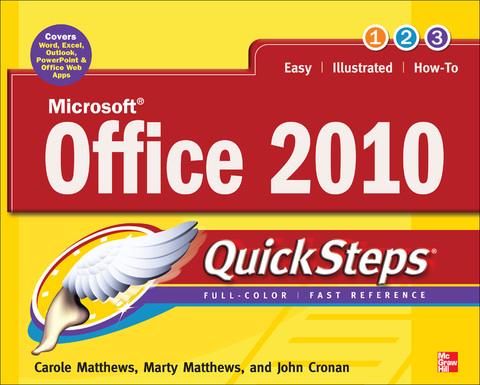Book Microsoft Office 2010 QuickSteps free