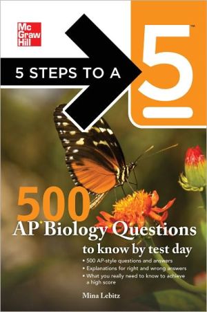 Book 5 Steps to a 5 500 AP Biology Questions to Know by Test Day free