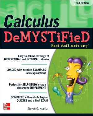 Book Calculus DeMYSTiFieD, Second Edition free
