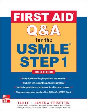 Book First Aid Q&A for the USMLE Step 1, Third Edition free