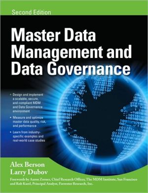 Book MASTER DATA MANAGEMENT AND DATA GOVERNANCE, 2/E free