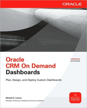 Book Oracle CRM On Demand Dashboards (Oracle Press) free