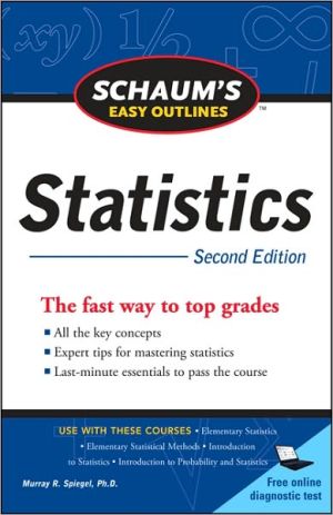 Book Schaum's Easy Outline of Statistics, Second Edition (Schaum's Easy Outlines) free