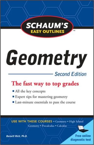 Book Schaum's Easy Outline of Geometry, Second Edition (Schaum's Easy Outlines) free