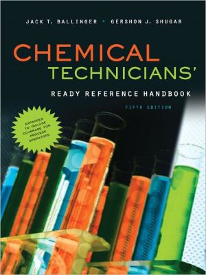 Book Chemical Technicians' Ready Reference Handbook, 5th Edition free