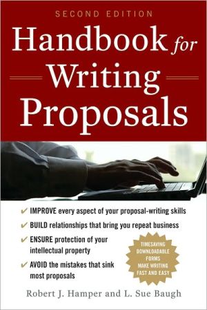 Book Handbook For Writing Proposals, Second Edition free