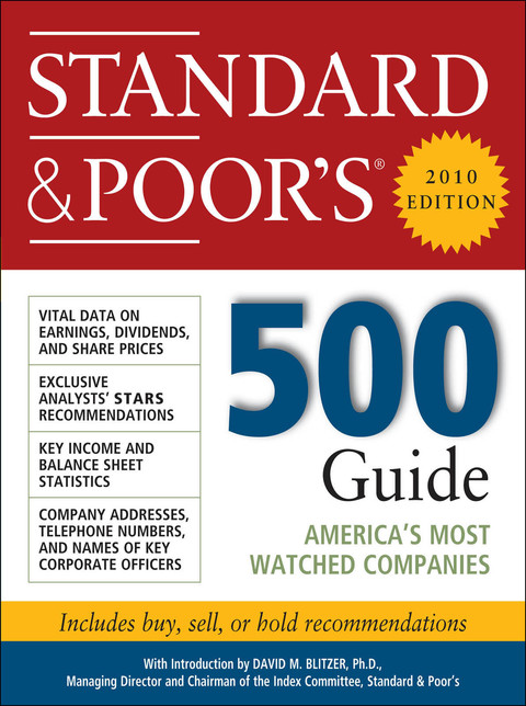 Book Standard & Poor's 500 Guide, 2010 Edition free