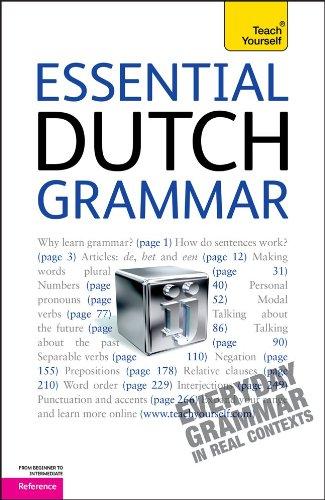 Book Essential Dutch Grammar: A Teach Yourself Guide free
