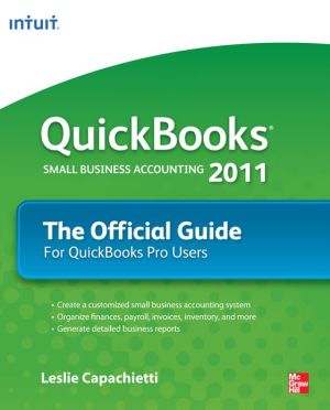 Book QuickBooks 2011 The Official Guide free