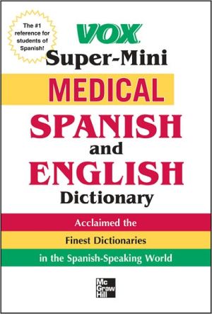 Book Vox Medical Spanish and English Dictionary (VOX Dictionary Series) free