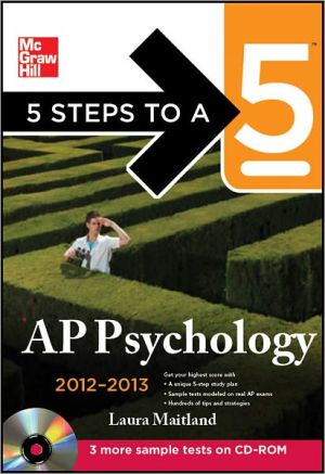 Book 5 Steps to a 5 AP Psychology with CD-ROM, 2012-2013 Edition (5 Steps to a 5 on the Advanced Placement Examinations Series) free