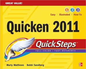 Book Quicken 2011 QuickSteps free