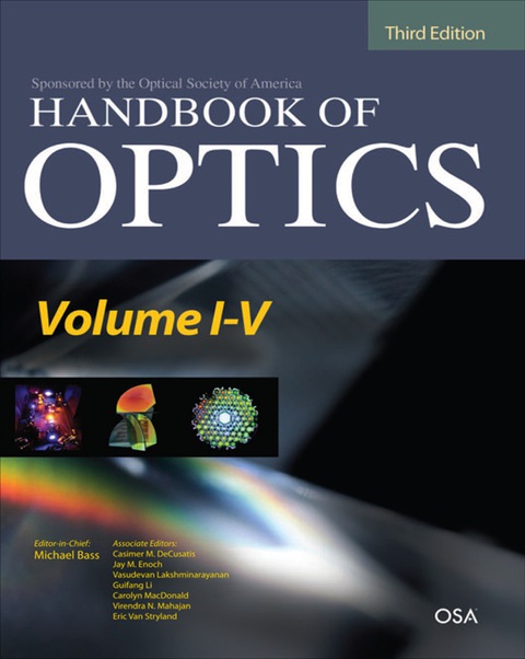 Book Handbook of Optics Third Edition, 5 Volume Set free
