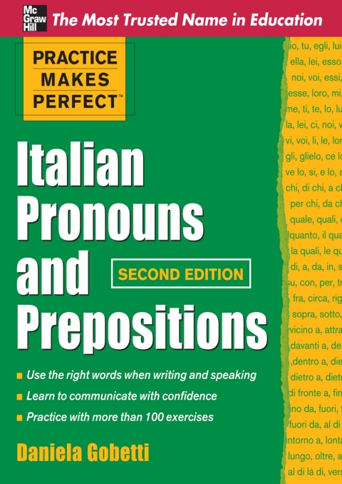 Book Practice Makes Perfect Italian Pronouns And Prepositions, Second Edition (Practice Makes Perfect Series) free