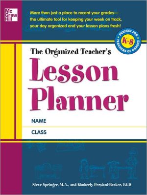 Book The Organized Teacher's Lesson Planner free