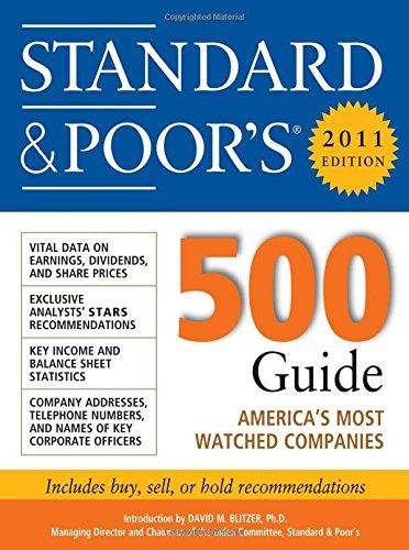 Book Standard & Poor''s 500 Guide, 2011 Edition (standard & Poor's 500 Guide) free