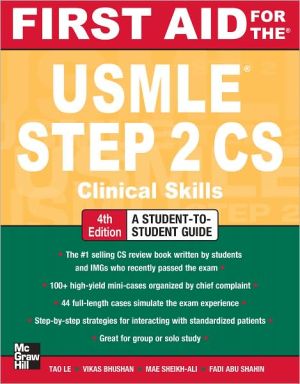 Book First Aid for the USMLE Step 2 CS, Fourth Edition (First Aid USMLE) free