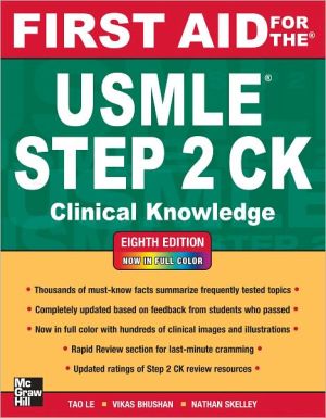Book First Aid for the USMLE Step 2 CK (First Aid for the USMLE Step 2: Clinical Knowledge) free