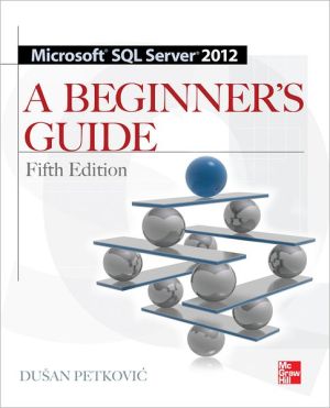 Book Microsoft SQL Server 2012 A Beginners Guide 5/E free