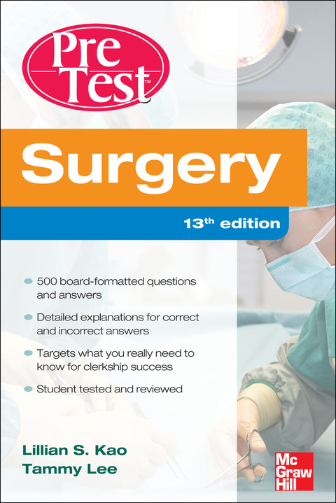 Book Surgery PreTest Self-Assessment and Review, Thirteenth Edition free