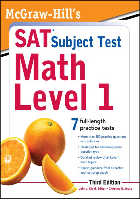 Book McGraw-Hill's SAT Subject Test Math Level 1, 3rd Edition free