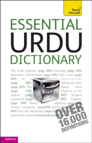 Book Essential Urdu Dictionary: A Teach Yourself Guide free
