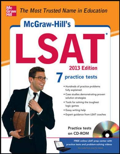 Book McGraw-Hill's LSAT with CD-ROM, 2013 Edition free
