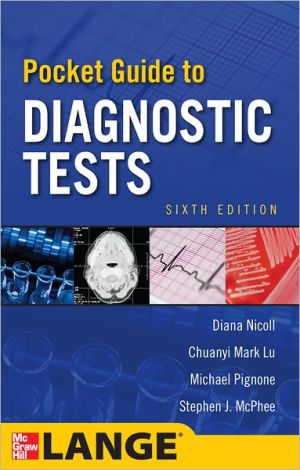 Book Pocket Guide to Diagnostic Tests, Sixth Edition free