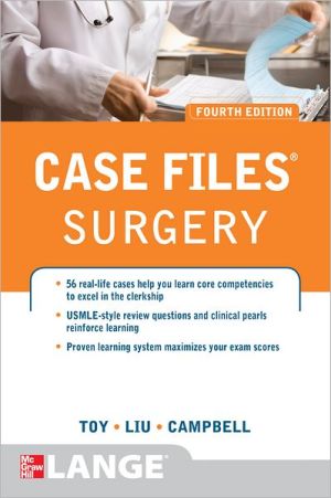 Book Case Files Surgery, Fourth Edition (LANGE Case Files) free