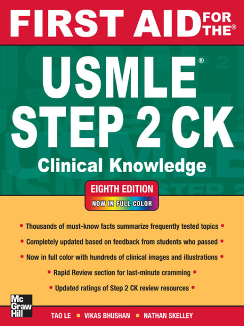 Book First Aid for the USMLE Step 2 CK, Eighth Edition free