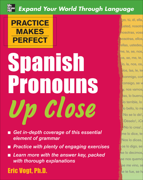 Book Practice Makes Perfect Spanish Pronouns Up Close free
