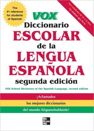 Book VOX Diccionario Escolar, 2nd Edition (Spanish Edition) free