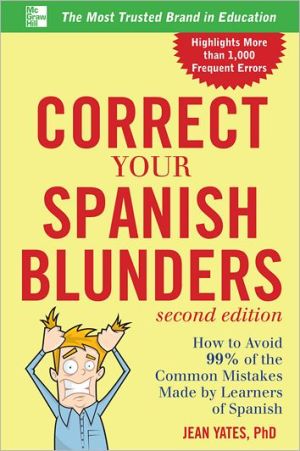 Book Correct Your Spanish Blunders, 2nd Edition (Correct Your Blunders) free