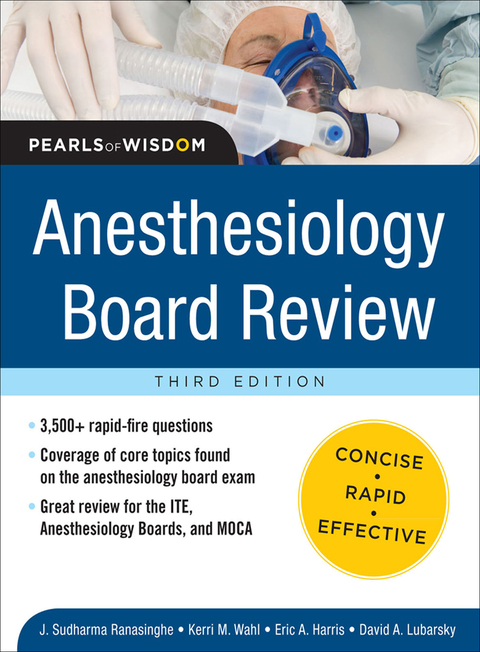 Book Anesthesiology Board Review Pearls of Wisdom 3/E (Pearls of Wisdom Medicine) free