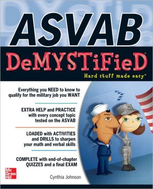 Book ASVAB DeMYSTiFieD free