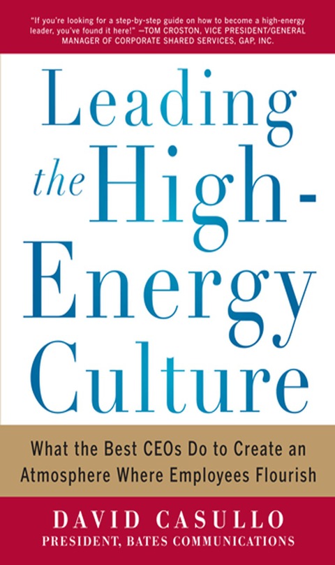 Book Leading the High Energy Culture: What the Best CEOs Do to Create an Atmosphere Where Employees Flourish free