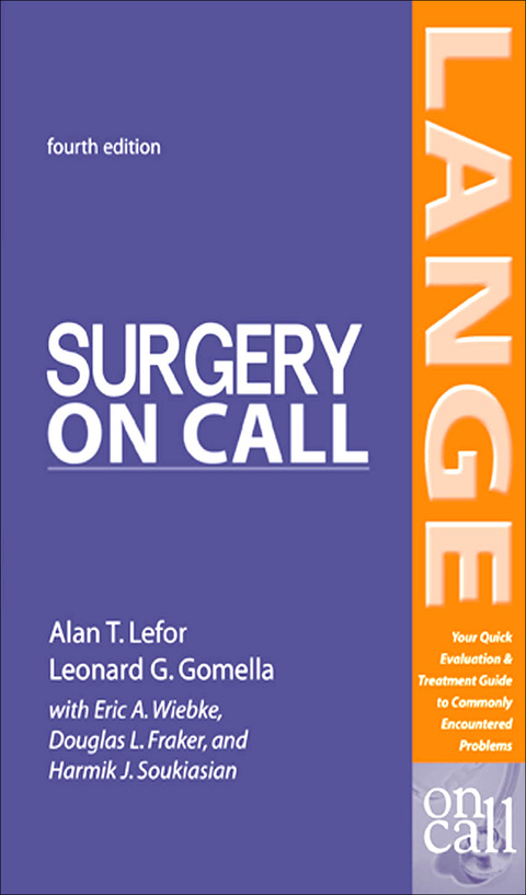 Book Surgery On Call, Fourth Edition (LANGE On Call) free