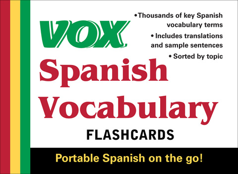 Book VOX Spanish Vocabulary Flashcards free