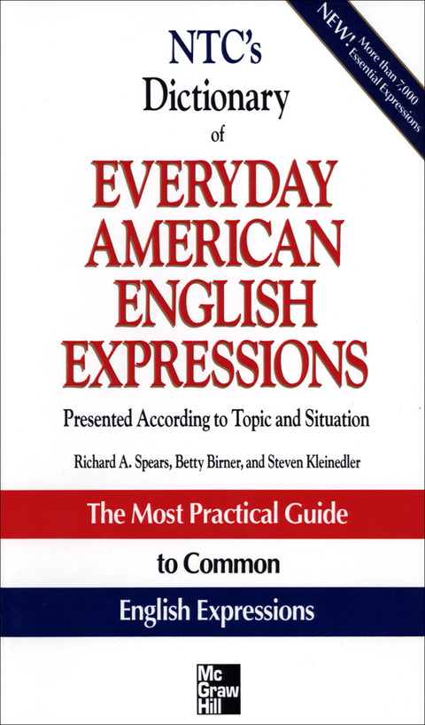 Book NTC's Dictionary of Everyday American English Expressions (McGraw-Hill ESL References) free