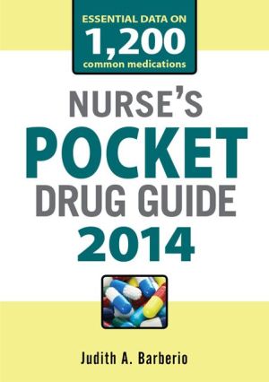 Book Nurses Pocket Drug Guide 2014 free