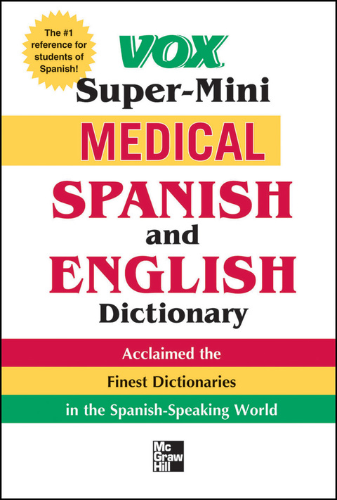 Book Vox Super-Mini Medical Spanish and English Dictionary (Vox Dicitonaries) free