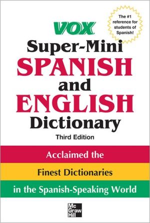 Book Vox Super-Mini Spanish and English Dictionary, 3rd Edition (Vox Dictionary) free