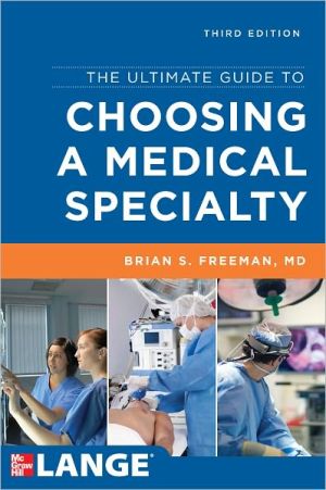 Book The Ultimate Guide to Choosing a Medical Specialty, Third Edition free