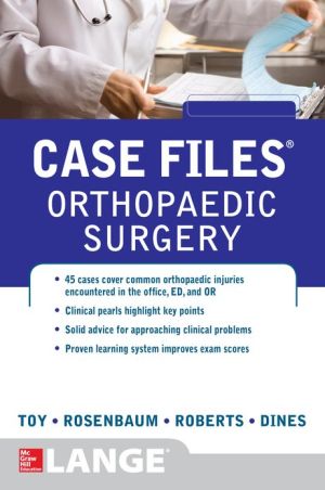 Book Case Files Orthopaedic Surgery (LANGE Case Files) free