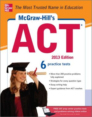Book McGraw-Hill's ACT, 2013 Edition free